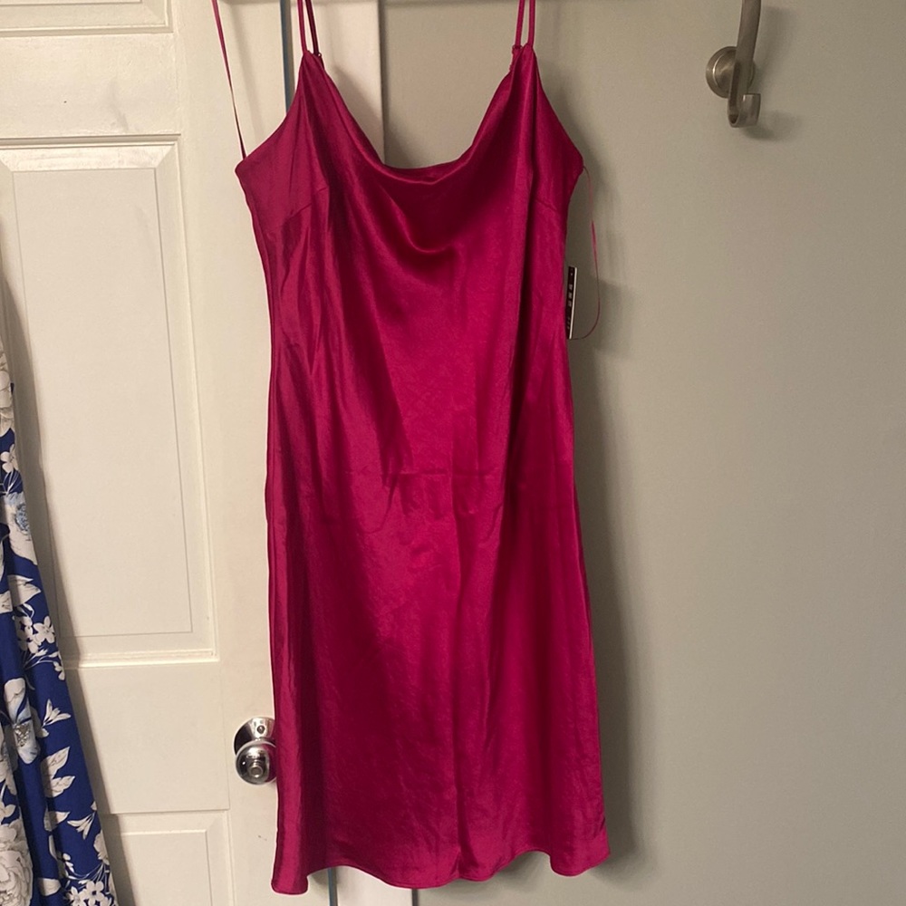 NWTExpress Magenta Slip Dress